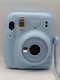 Fujifilm Instax Mini 11 Instant Camera Sky Blue + Case Selfie Flash