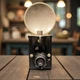 Vintage 1940s Kodak Brownie Flash 6-20 Six 20 Camera w/Flash Attachment