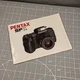 Pentax SF1 35mm camera Instruction Manual Plus Basic Operating Sheet Guide