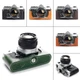 For Olympus OM-1n OM-2 OM3 OM-3Ti OM-4Ti Real Leather Half Camera Case Bag Cover