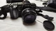 Minolta 7000 Maxxum Black Camera, Flash, Lens, And Bag