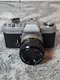 Vintage Yashica FX-2 35mm SLR Film Camera YUS 28mm F/2.8 Lens Silver Japan MF
