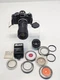 Canon AE-1 Program 35mm Film Camera Kit 35-70mm + 50mm f/1.8 Lens Flash Filters