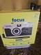 NIB Onn Focus Reusable 35mm Camera with Flash + Film + Battery Included - Black