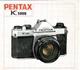 Beautiful Pentax K-1000 Camera Manual, EX++- Condition