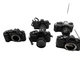 Lot of 5 Konica Film Cameras FT-1 FS-1 Autoreflex TC & Lenses Broken For Parts