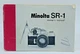 MINOLTA SR - 1  Instruction Owners  Manual Booklet 59 Pgs. O.E.M