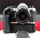 Nikon FM2 Silver 35mm SLR Film Camera w 50 F1.4 Nikkor & Motor Drive MD12