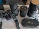 Yashica Electro 35 GSN Vintage with 3 Telephoto Lenses and Case of 2 Wide Angle