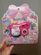 Sanrio Hello Kitty Pink Toy Camera Sound & Light Trinket Plush