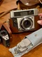 1964 Agfa Optima 500 Vintage 35mm Film Camera in leather case, plus accessories