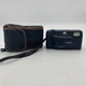 VIVITAR Focus Free FILM CAMERA with CASE USED Black DX PS123 MOTORIZED