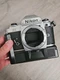 Nikon FG 35mm SLR Film Camera Body And Motor Drive UNTESTED Clean Authentic