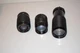 JC PENNEY MULTI COATED OPTICS, QTII & SEARS AUTO CAMERA LENS -- LOT OF 3 (BNJ12)