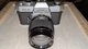 Yashica FX-2 SLR 35mm Camera with 135mm f2.8 Lens. Untested.