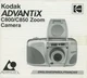 Kodak Advantix C800/C850 APS camera owners manual (in 3 languages) 112pages