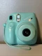 Fujifilm Instax Mini 7+ Instant Camera - Seafoam Green - Tested Works With Case!