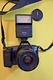 Canon EOS Rebel II Camera 35mm SLR Film Camera with Vivitar Flash