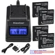 Kastar Battery LCD Fast Charger for Panasonic Lumix DMC-FH24, Lumix DMC-FH25