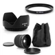 52mm Super Fish Eye 0.18x,Petal Lens Hood for Pentax K-x 18-55mm K100D,K110D cam