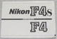 NIkon F4s Instruction Manual - paperback