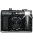 Holga 135FC Hot Black Sparkle Film Camera 35mm Flash Nostalgic NEW