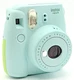 FUJIFILM Instax Mini 9 Instant Film Camera (Ice Blue + Green Battery Cover) FUJI