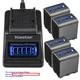 Kastar Battery LCD Quick Charger for Sony NP-QM91D & Sony Cyber-shot DSC-F707