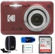 KODAK Pixpro FZ55 Digital Camera 64GB Bundle - Red