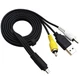 AV Audio VIDEO TV Cable USB Charger Cord For Nikon CoolPix S620 S630 Camera