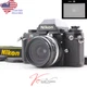 [Near MINT] Nikon F3 Eye Level SLR Film Camera Non Ai 28mm f/3.5 Lens JAPAN