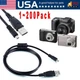 PwrON USB Charger PC Charging Data Sync Cable for Sony Cybershot DSC-W830 Camera
