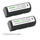 2x Kastar Battery for Fujifilm NP-80 RICOH Caplio RDC-i500 RR1 RDC-6000 RDC-7