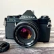 PENTAX MV1 SLR 35mm Film Camera Black w/ SMC PENTAX-M 50mm 1:2 Lens! From Japan