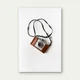 Kodak Pony 828 Film Camera Metal Print Ready to Hang