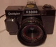 Quickshot X3000 35mm Film Camera, Manual Focus, Hot Shoe, Black