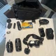 Canon EOS 10 QD/10 S SLR Film Camera Body w/35-135mm &75-300 lenses 300ez Flash