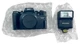 NEW Benz & Gant BG Helioflex 3000T 50mm Panoramic Camera Complete w/Bag & Flash