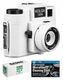 Holga 120N Medium Format Film Camera (White) with Ilford HP5 120 Film Bundle