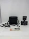 GAF Memo 35EE Film Camera - CHINON 38mm Lens -Leather Case- SUNPAK mx114