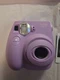 Fujifilm Instax Mini 7S Instant Film Camera Purple Good Condtion Tested ! 