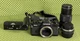 Olympus Lot OM-2S Camera, 50 mm Lens, 75-300mm Lens & OM Winder 2 Repair / Parts