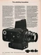 Hasselblad -  500 EL/M Camera - Original Magazine Ad - 1974
