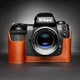 Nikon F100 Genuine Leather Half Case Camera Retro Cover Insert  Handmade Case