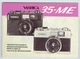 VTG YASHICA 35-ME CAMERA INSTRUCTION BOOK Japan 730710