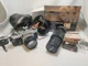 Olympus OM-1 MD 35mm Camera F Zuiko Lens, 100-200mm Lens, Strap, Filters, Leathe