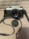 Pentax K1000 35mm SLR Film Camera w 50mm K Mount Manual Focus Lens TESTED WORKS