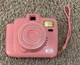 Sharper Image Instant Camera 60mm Instant Film - Pink Tested/Works Great!
