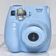 Fujifilm Instax Mini 7S Light Blue, Tested, Works, Instant Film Camera