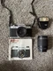 Pentax K1000 35mm SLR  film camera w/ 50mm And Extra Lens , Flash .